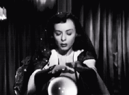 psyquic black and white movie crystal ball