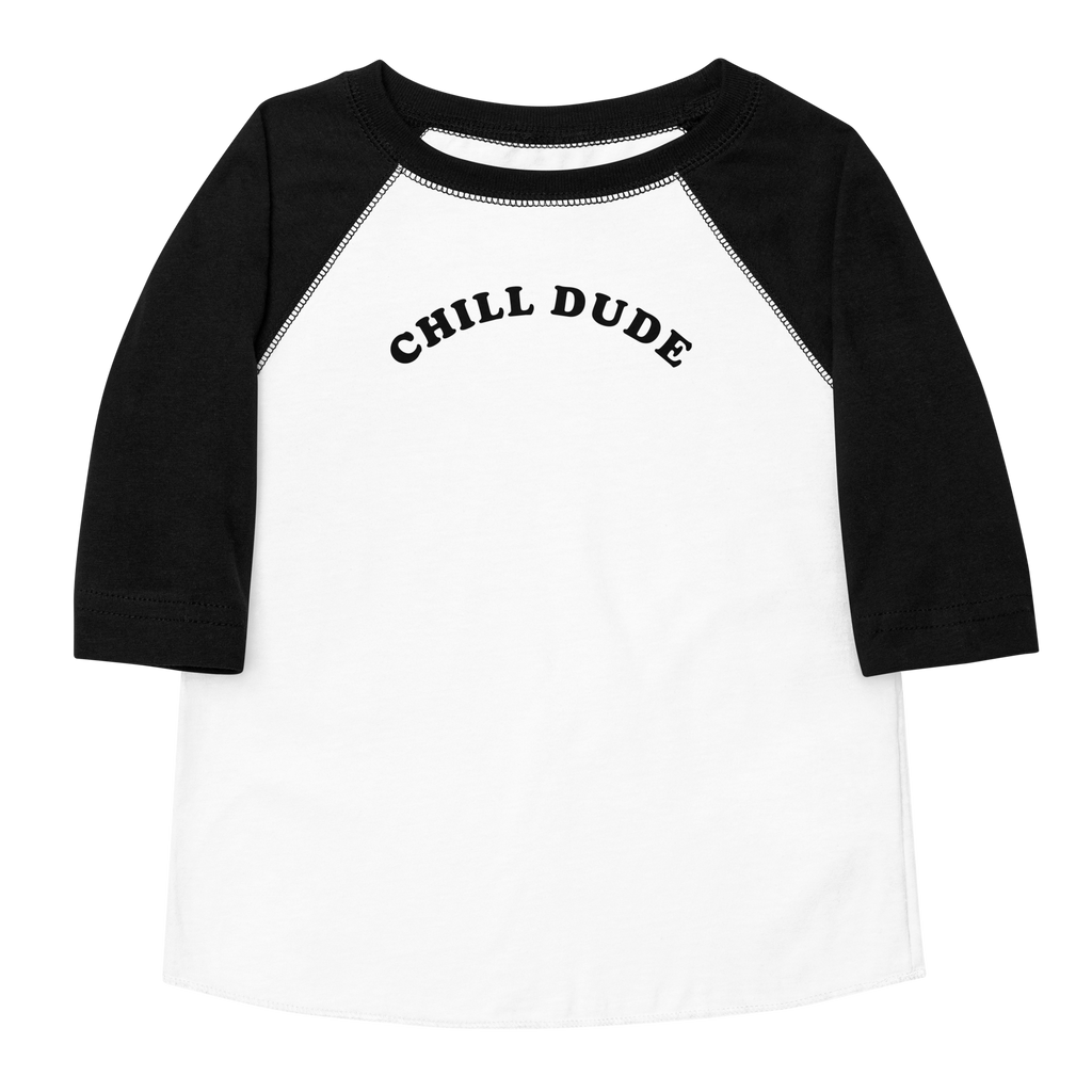 chill-dude-toddler-baseball-shirt-cute-matching-outfits-dad-mom-me-baby-gift